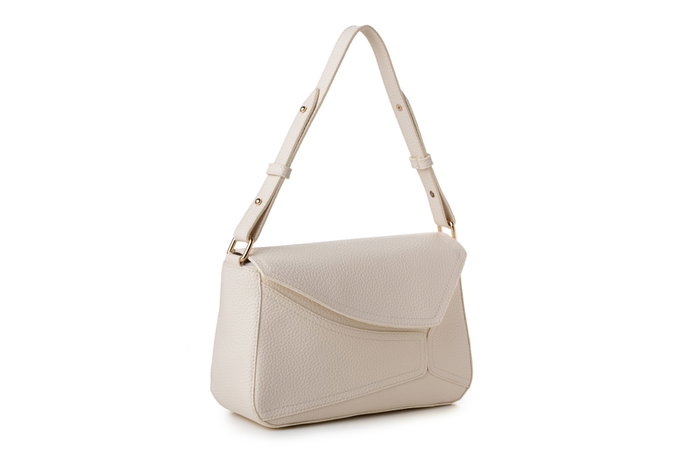 Lucky Bees Bolso de Hombro Crema